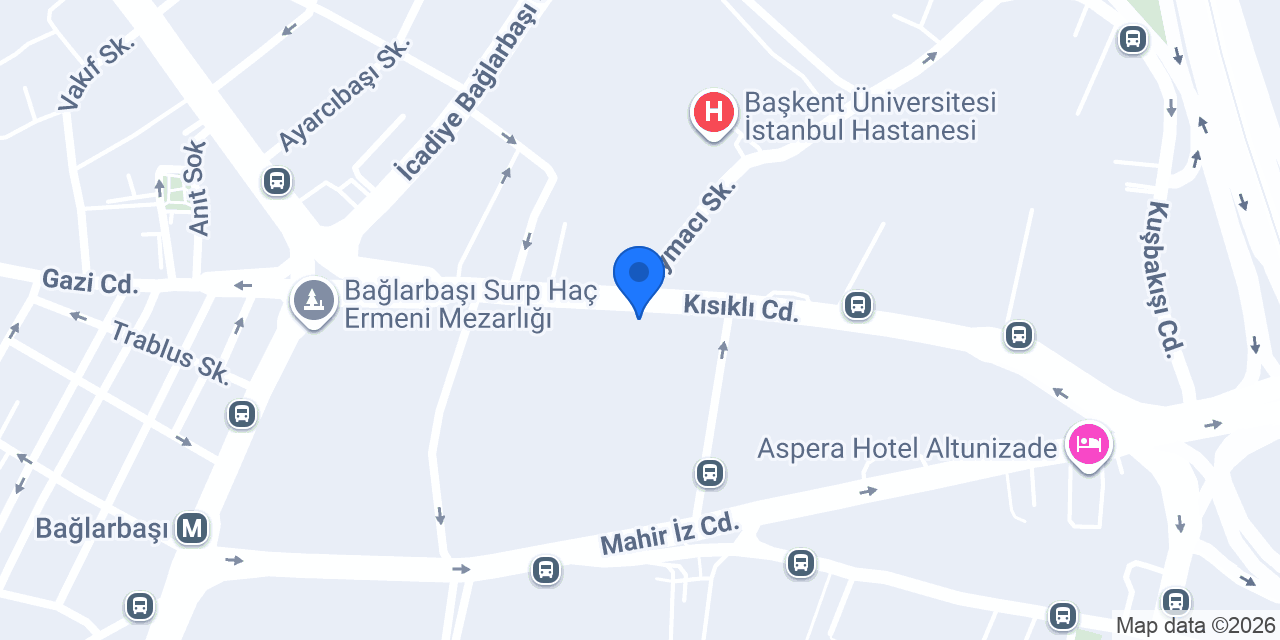 Albaraka Türk Altunizade Şubesi konumu