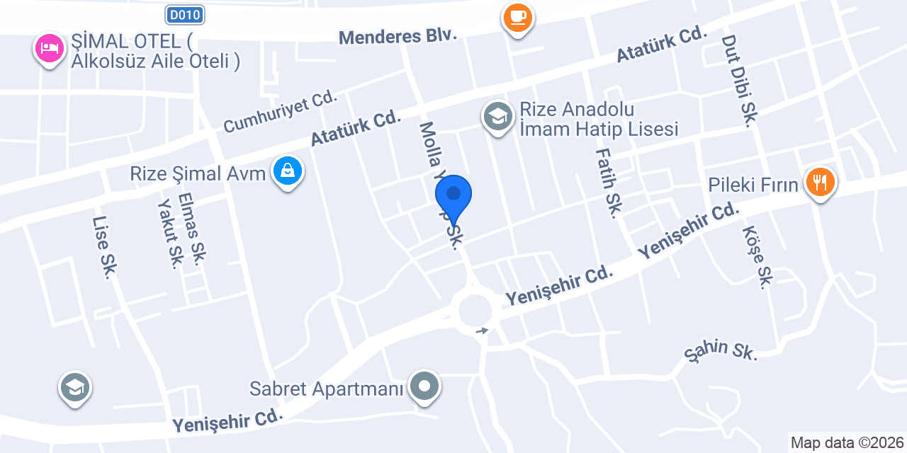 ASYA YAPI DEKORASYON konumu