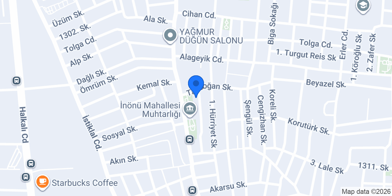 Ava İnşaat Yapı konumu