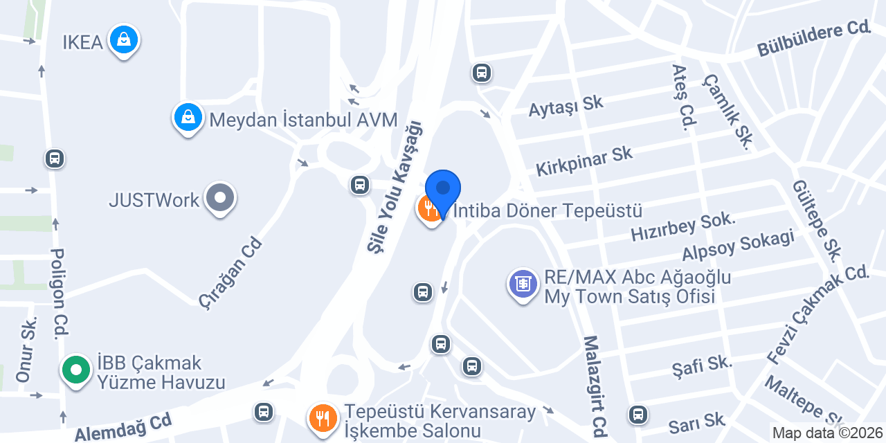 Antepsan Baklava Ümraniye konumu