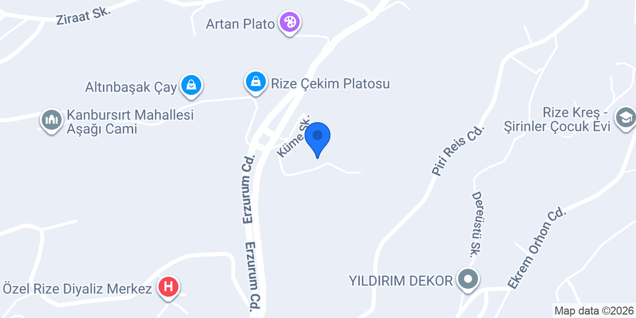 Doruk Otel konumu