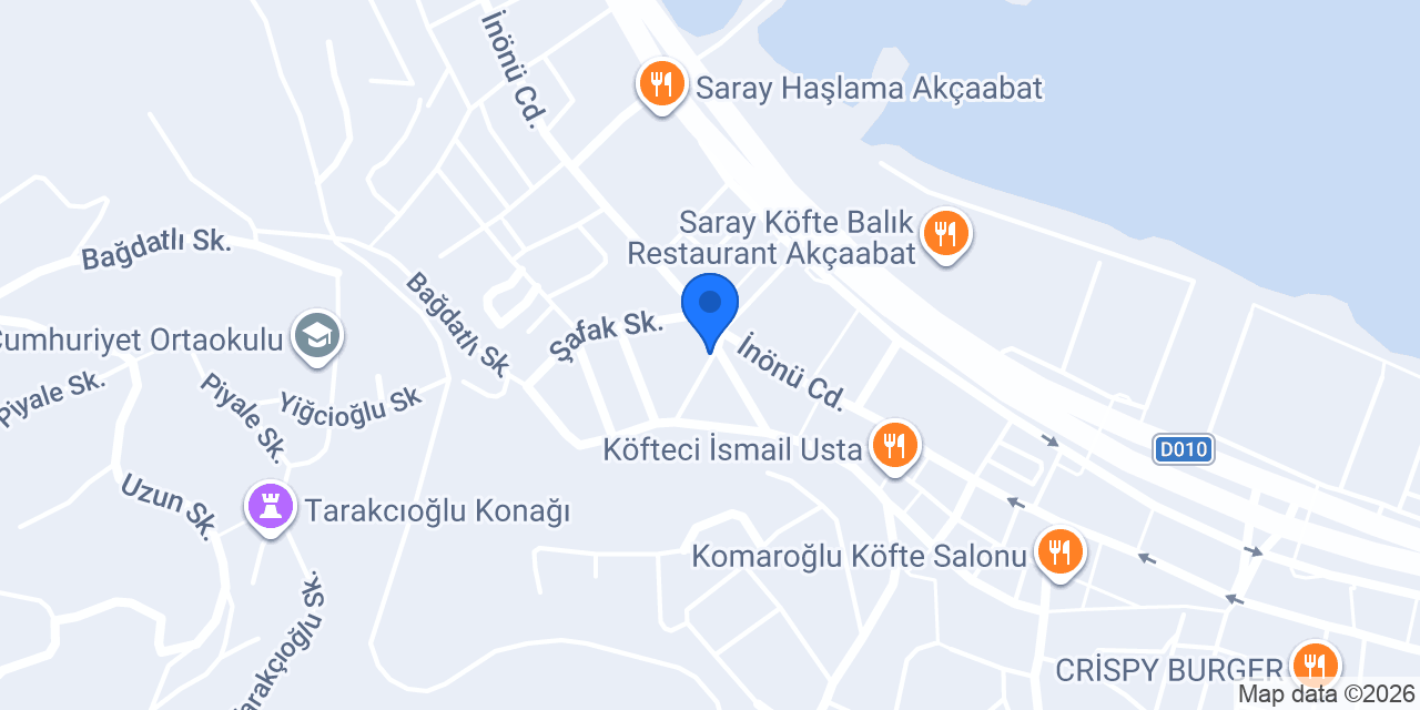 Chp-akçaabat İlçe Başkanlığı konumu