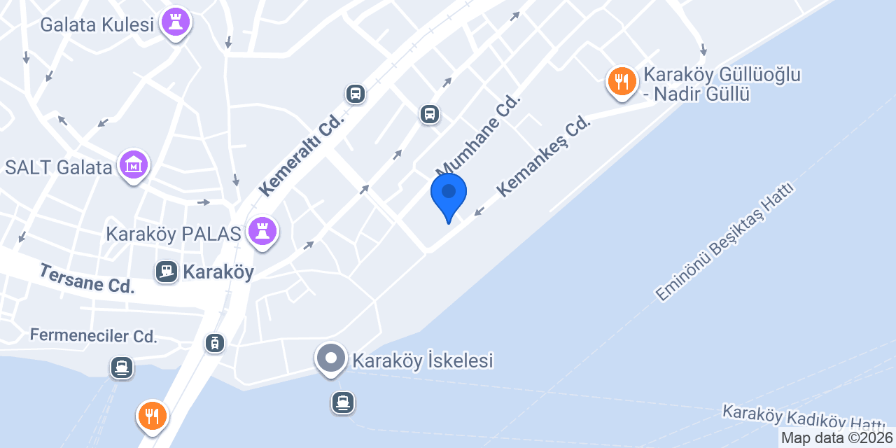 Karaköy Ocakbaşı konumu