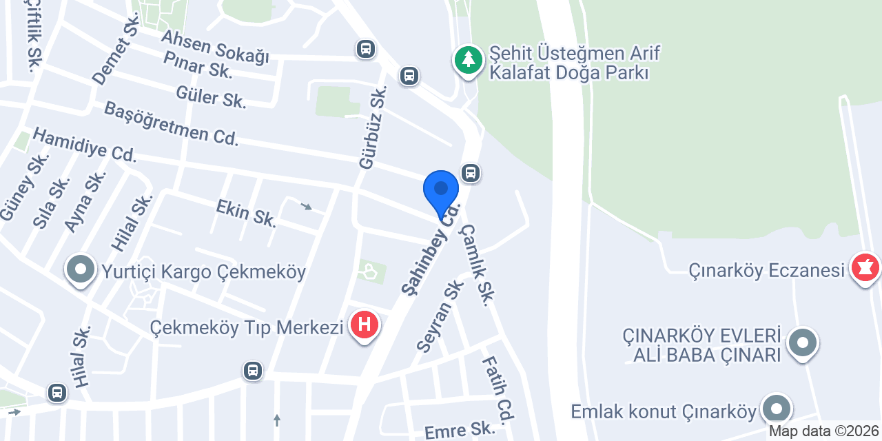 Emek Tesisat Çekmeköy konumu