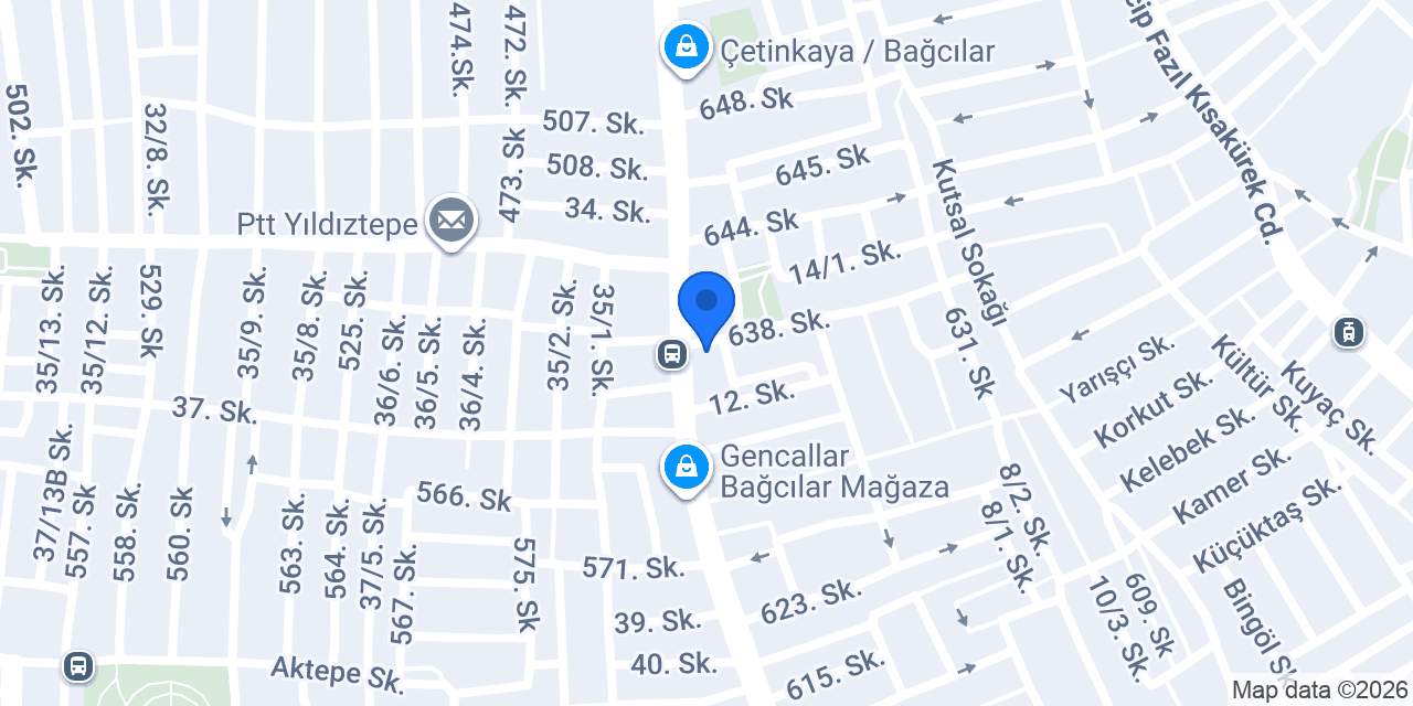Sohbet Kafeterya konumu