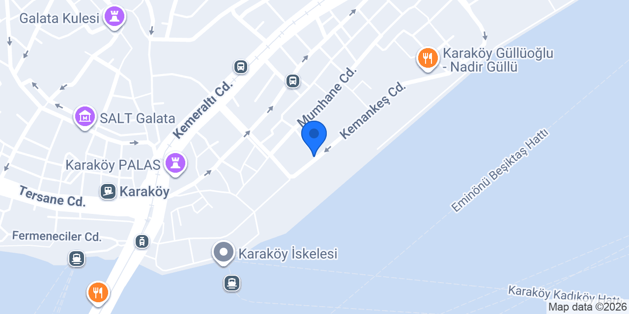 La Terrasse Karaköy konumu