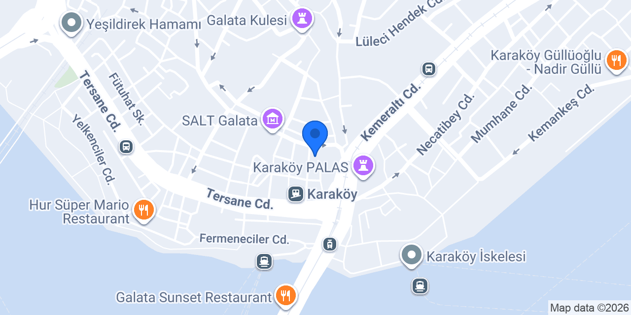 The House Hotel Karaköy konumu