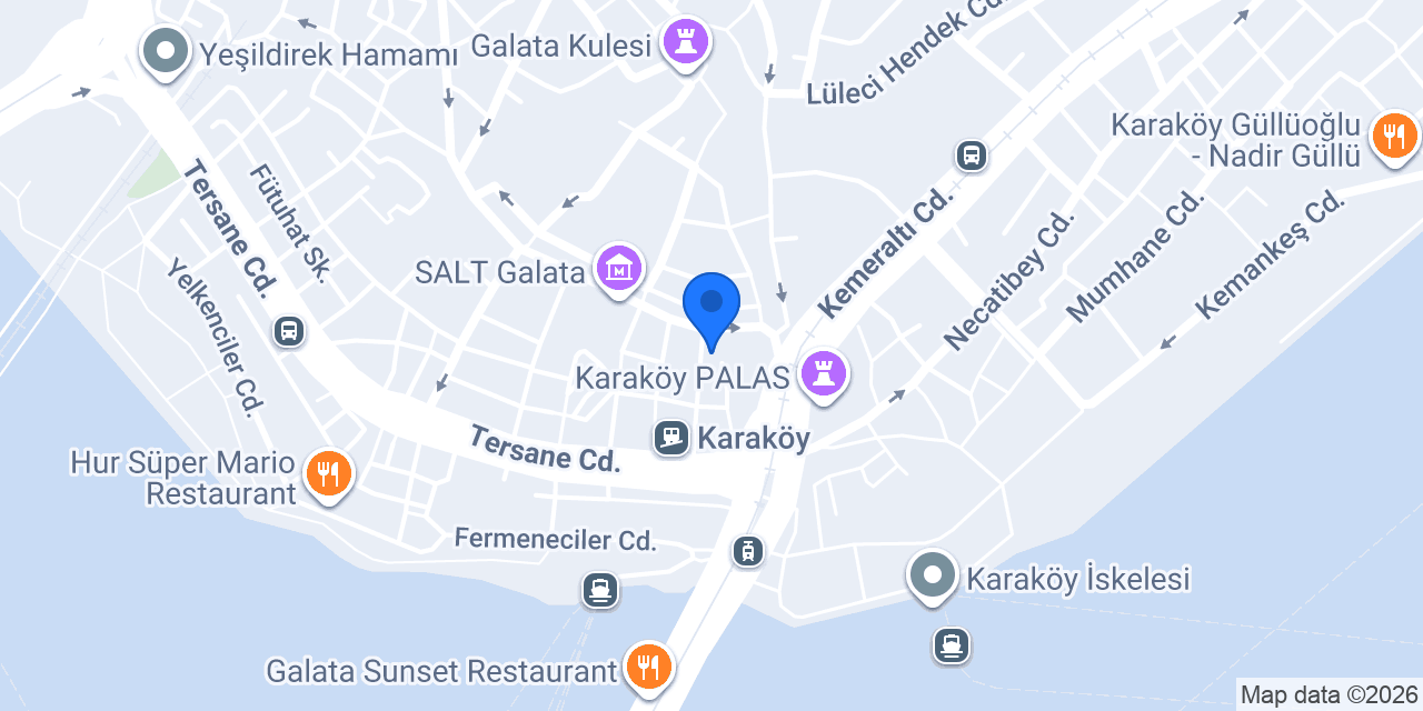 PASHA SPA KARAKÖY konumu