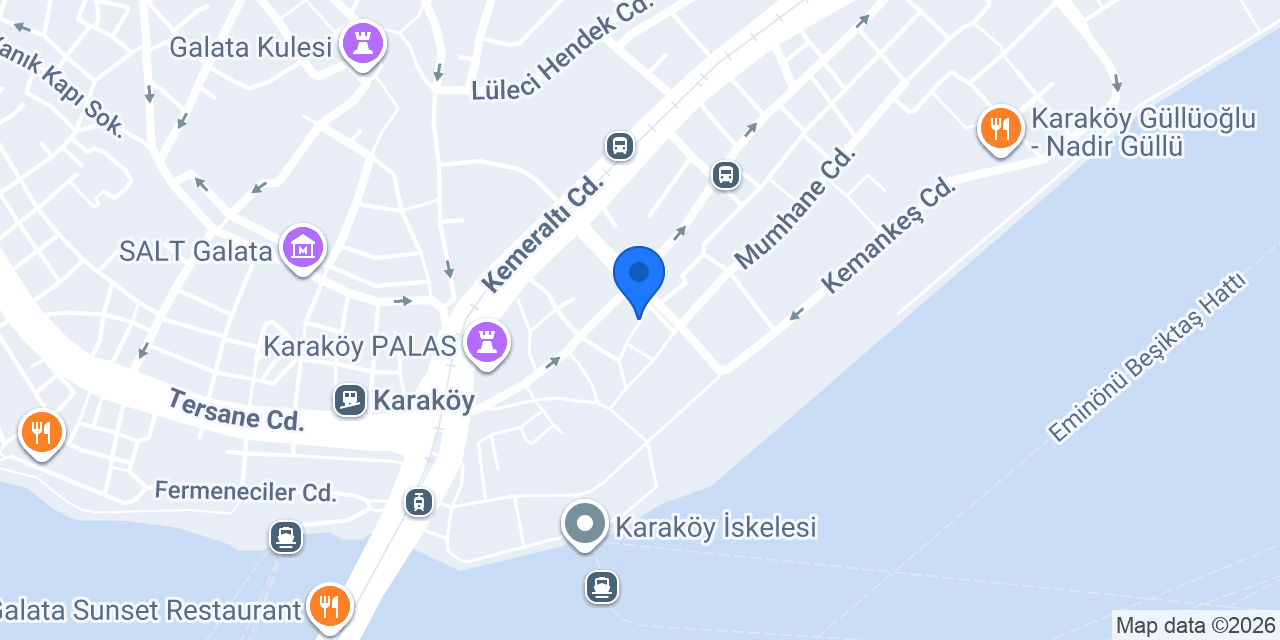 Beyzade Karaköy (Künefe - Baklava - Kahvaltı) konumu