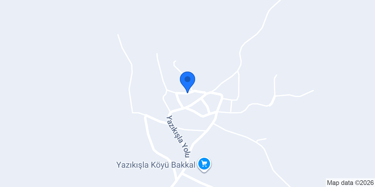 Yazıkışla Köyü Muhtarlığı konumu