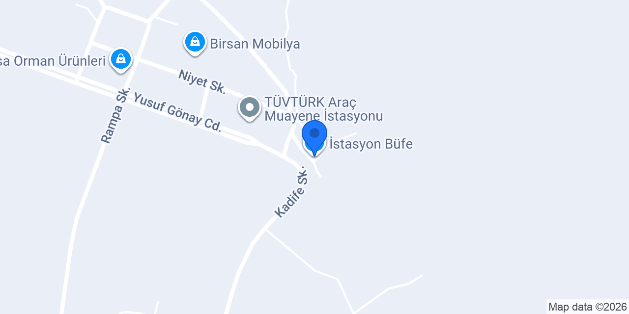 İstasyon Büfe konumu