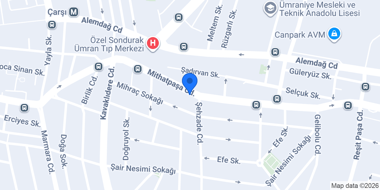 Eczane Mithatpaşa konumu