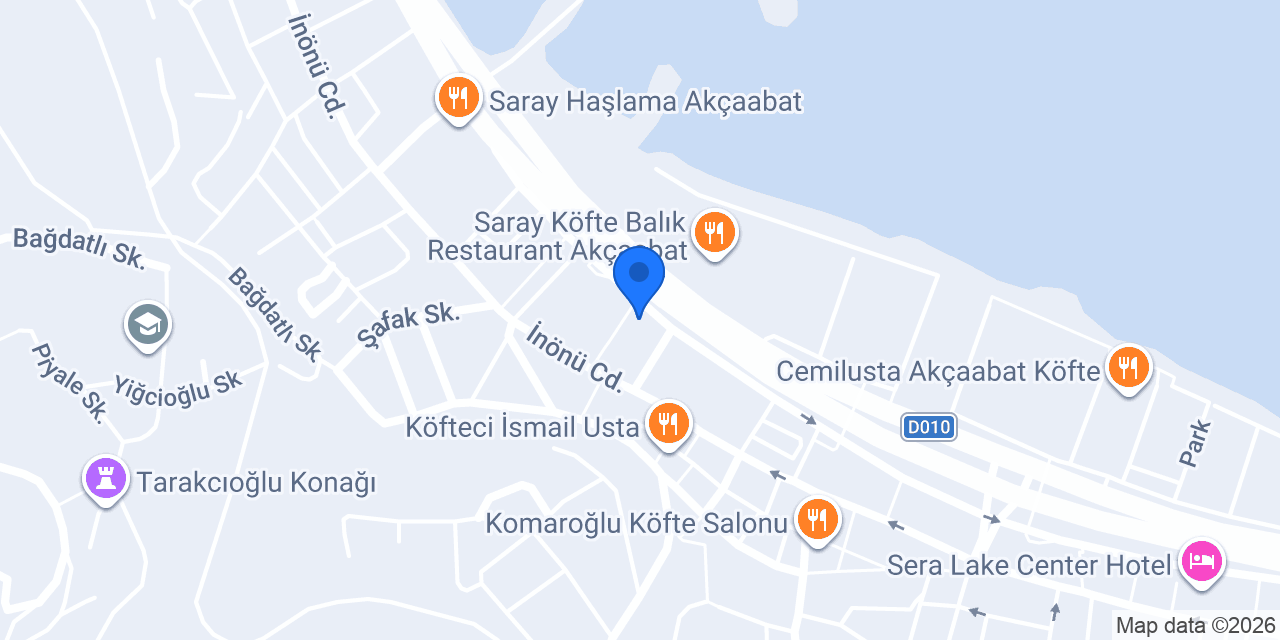 Akçaabat Merkez İlkokulu konumu