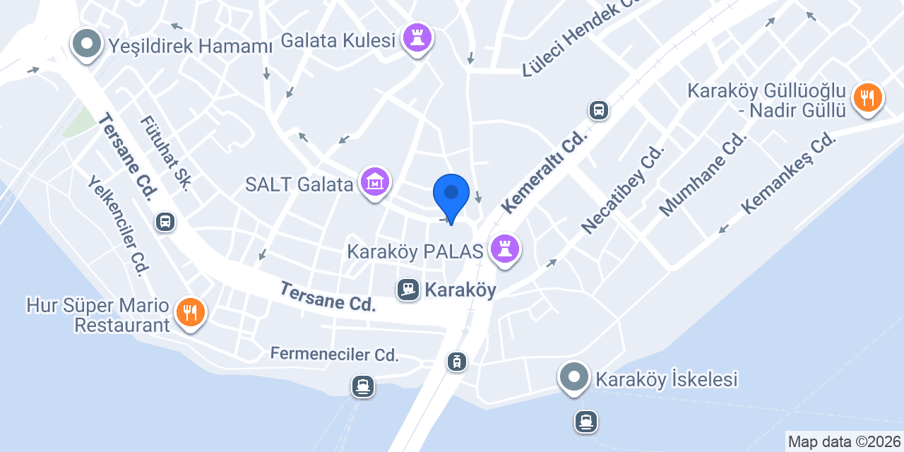 Salon GALATA konumu