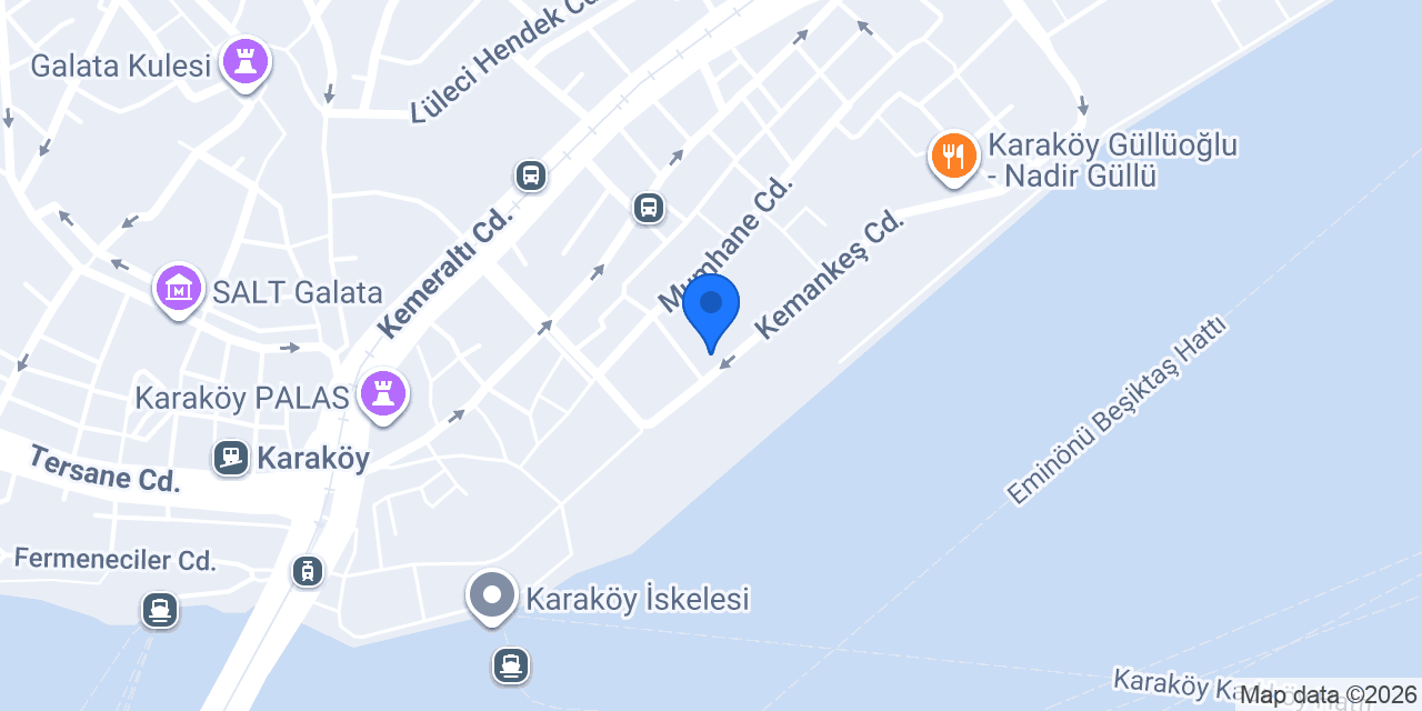 ECZANE GALATA PALAS konumu