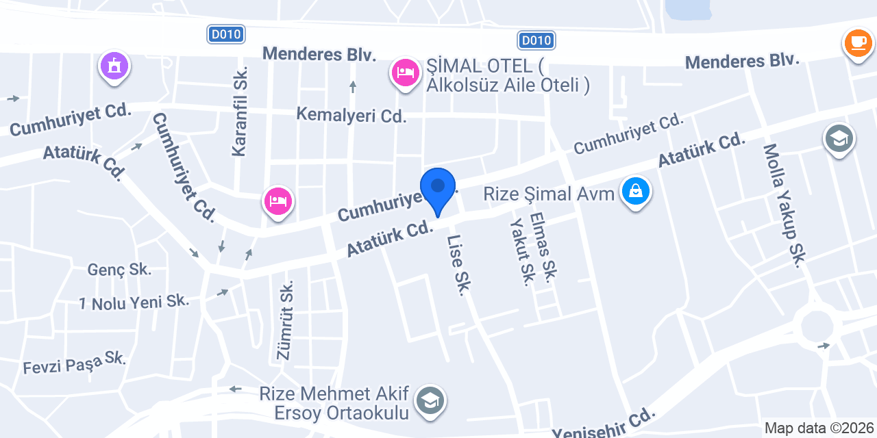 Pembe Köşk Sinemaları konumu