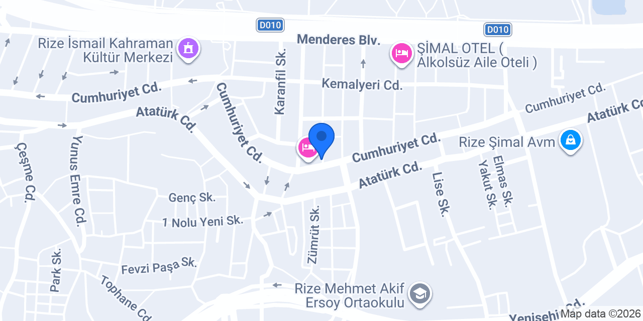 Tarakçı Mobilya konumu
