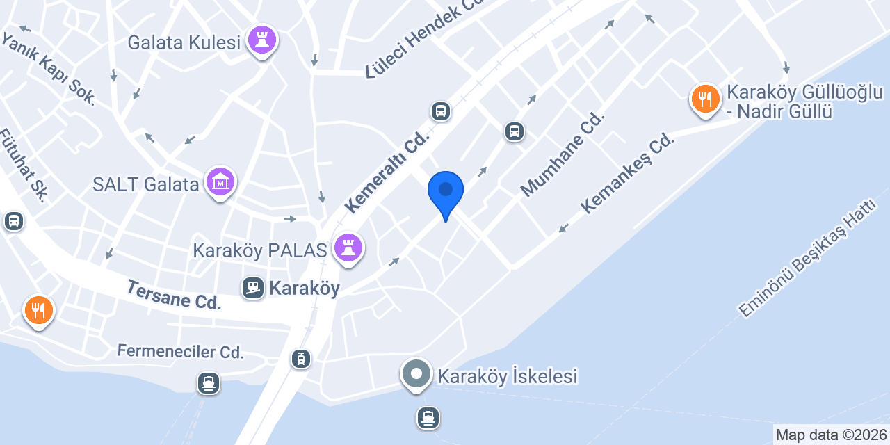 The Haze Karaköy konumu