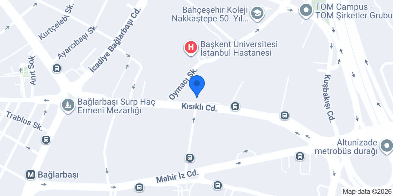 TEB Altunizade Şubesi konumu