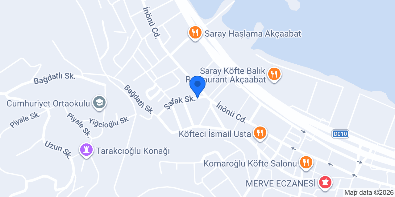 Terzi Dükkanım konumu