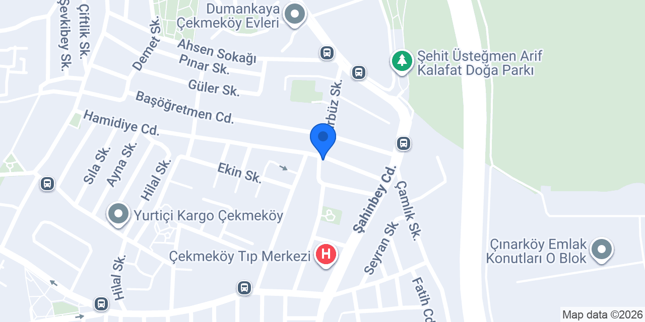 Atölye Çınar konumu