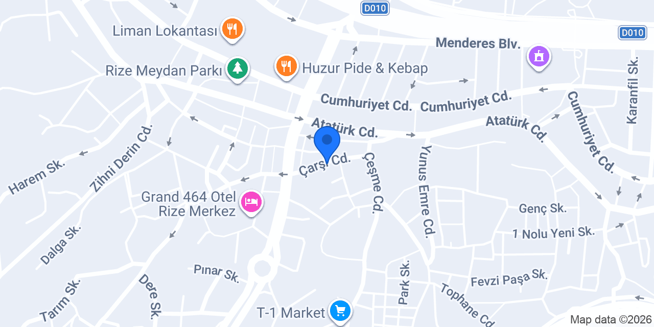 Bıçakçı osman rize konumu