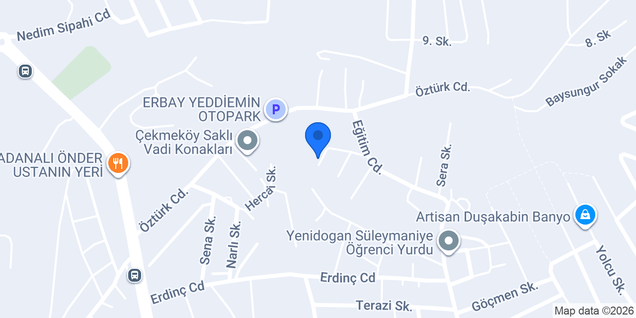 Aran makine & peyzaj konumu