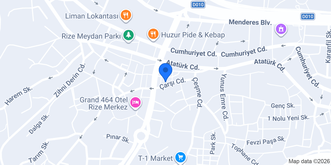 Camialtı Hırdavat konumu