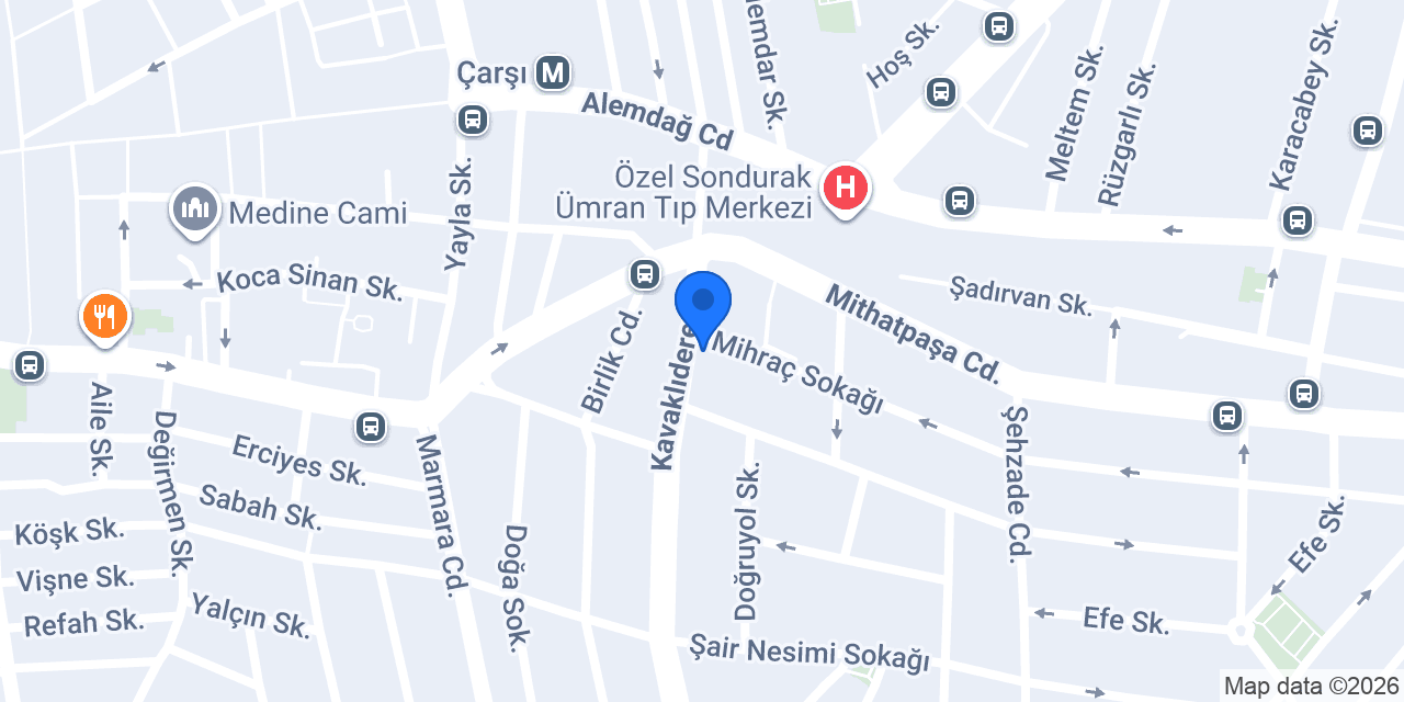Zade Eczanesi konumu