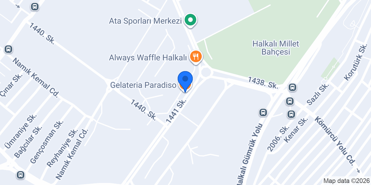 Gelateria Paradiso konumu