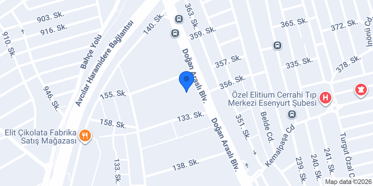 Agora Suite Esenyurt konumu
