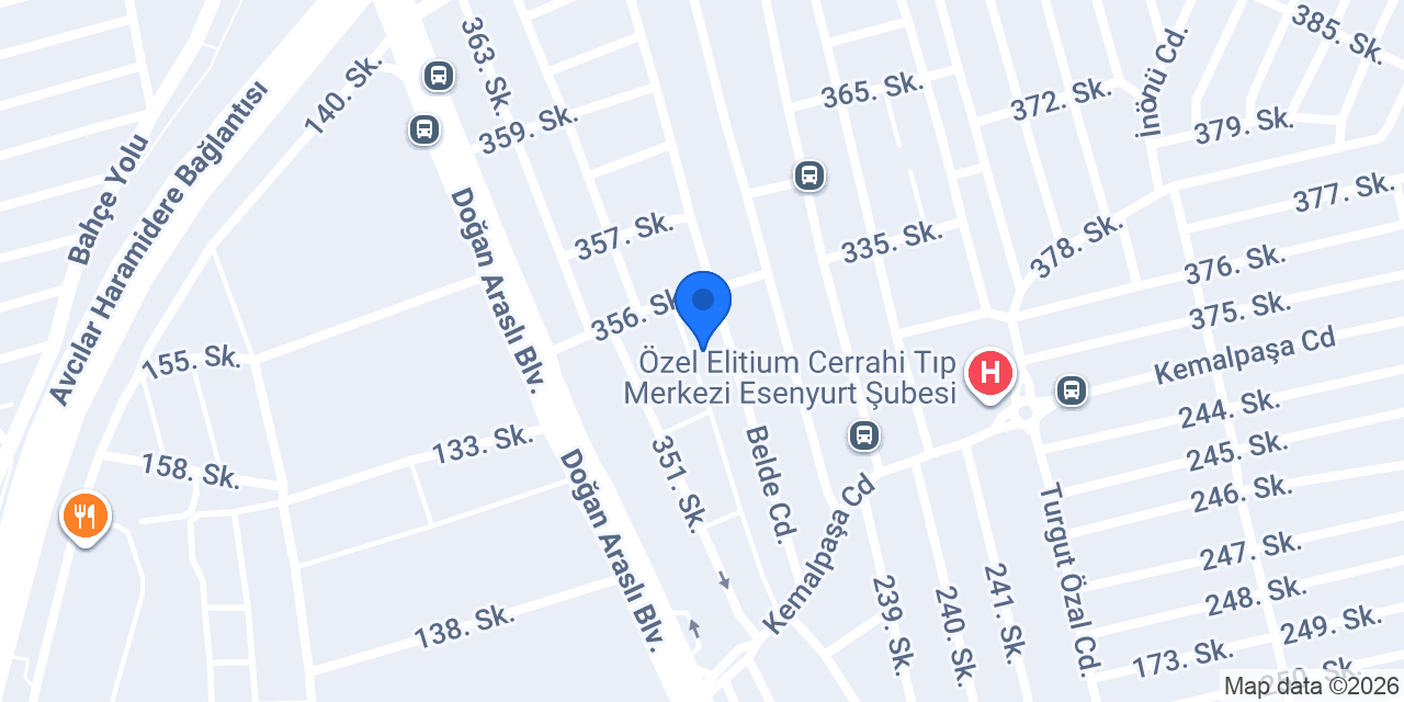 Başer Tekstil konumu