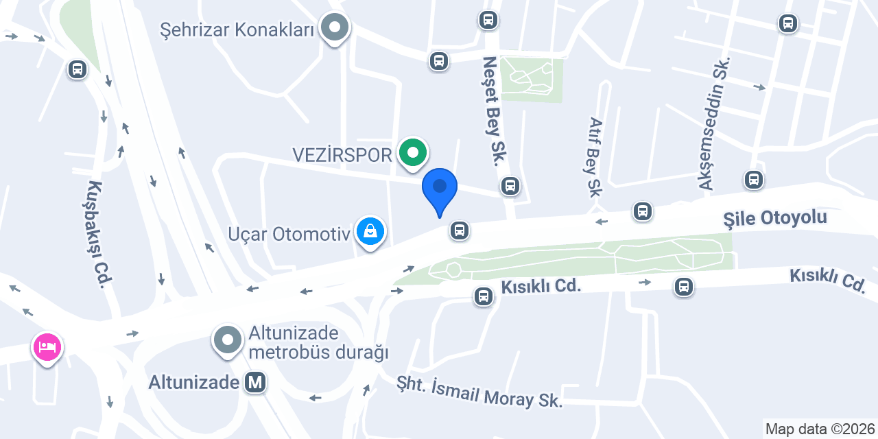 Ak Taksi konumu