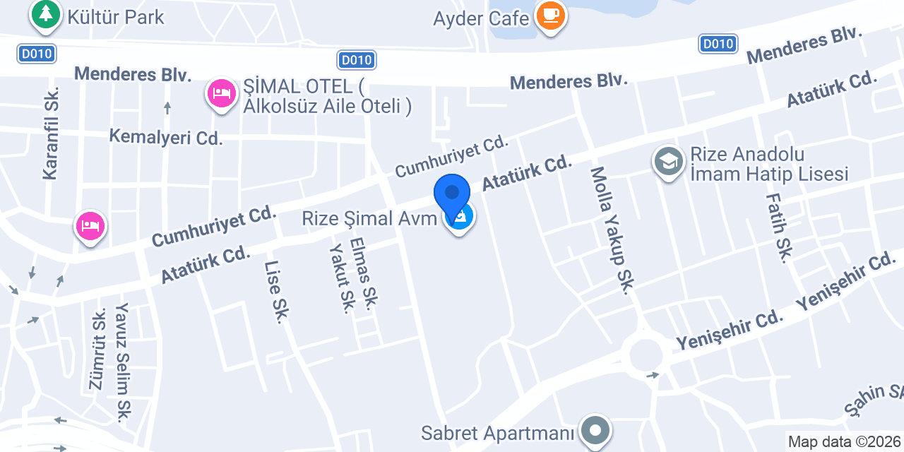 Özdilek Ev Tekstili konumu