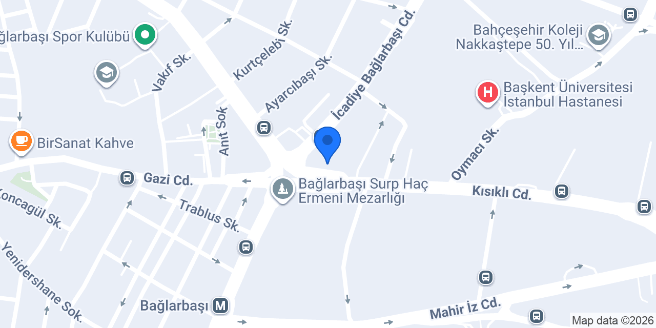 Uçar Motor Bağlarbaşı Premium Servis konumu