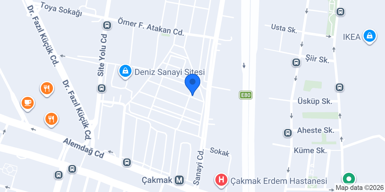 Güner Auto's konumu