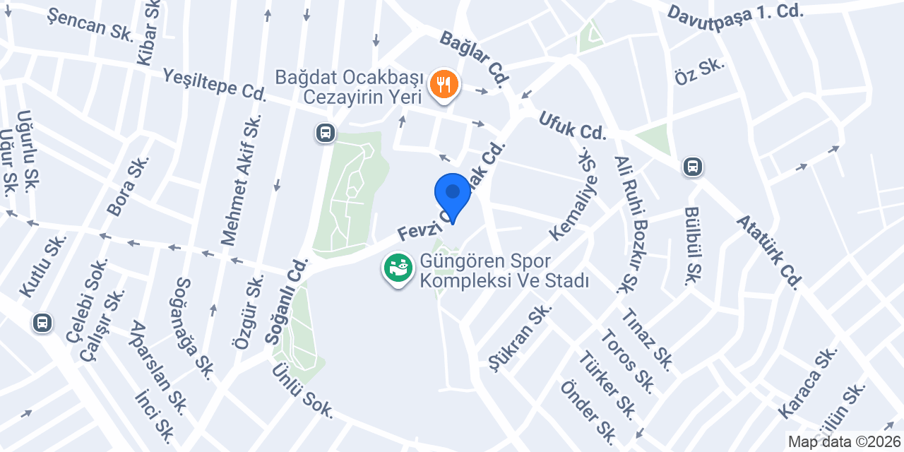 Roza Çiçekçilik konumu