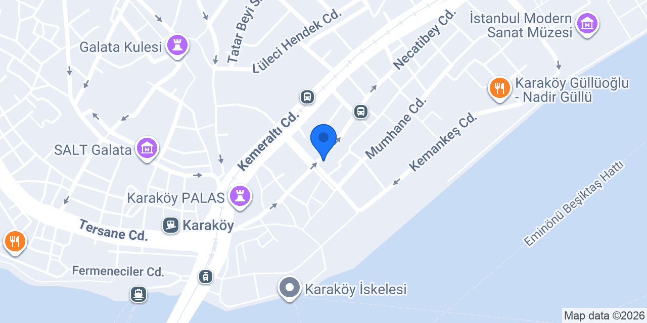 Galata Balık Dürüm konumu