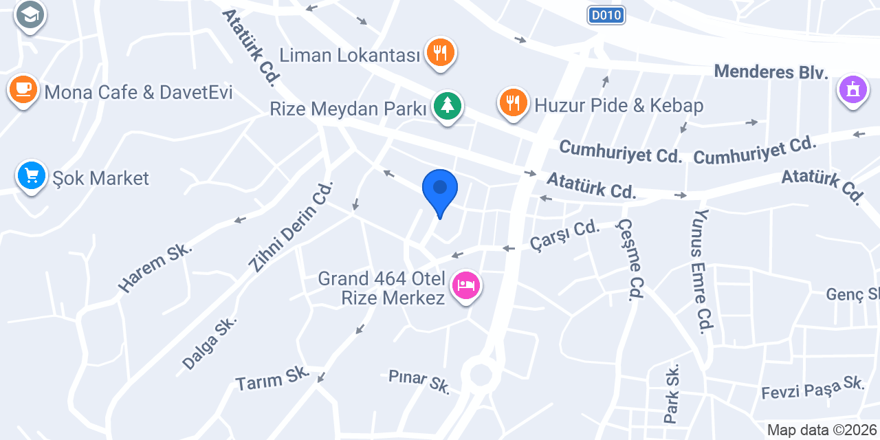 Akyüzler Mobilya Aksesuar konumu