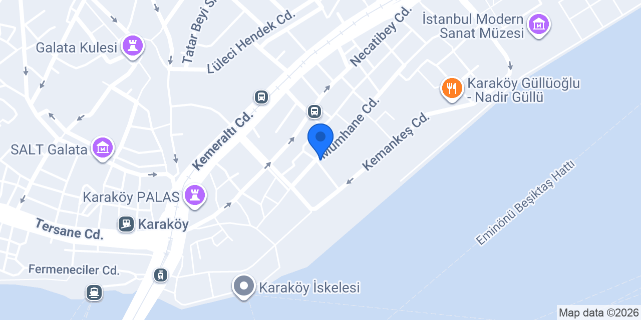 Perfume Atelier Karaköy konumu