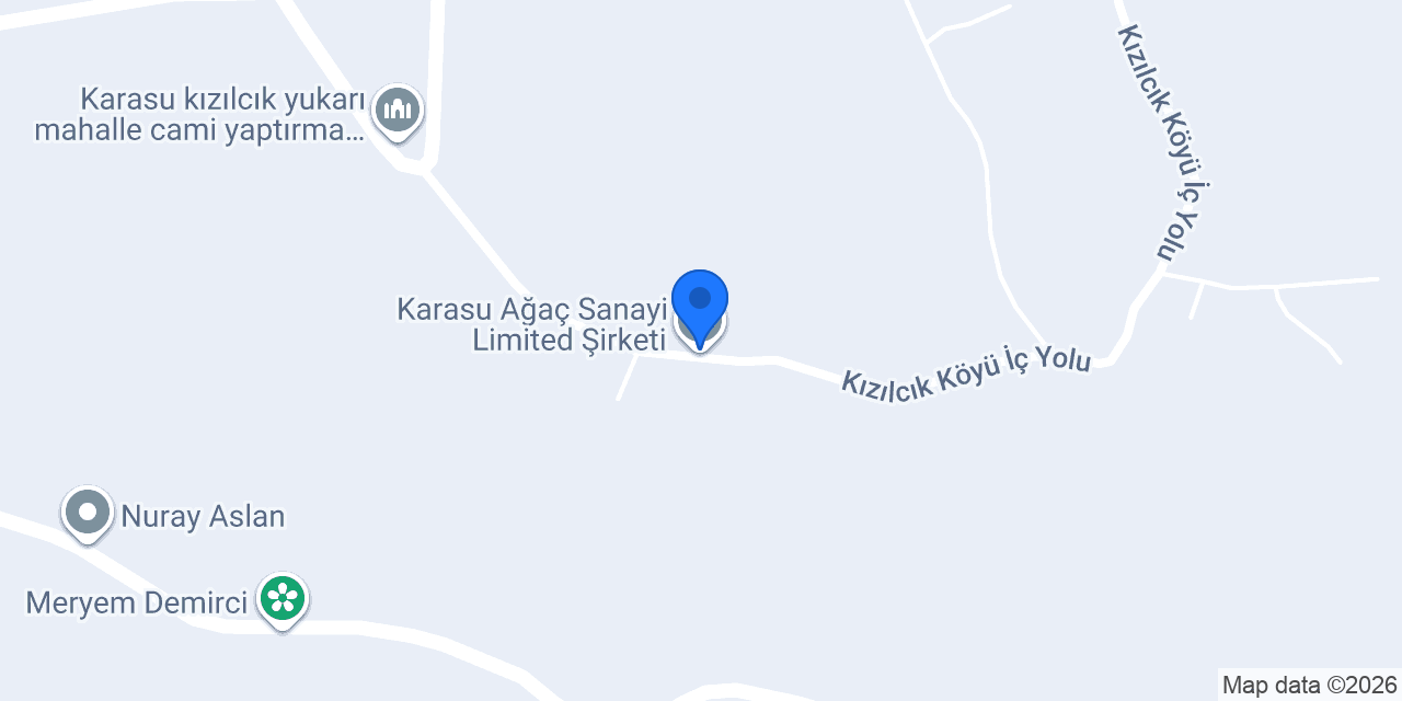 Karasu Ağaç Sanayi Limited Şirketi konumu