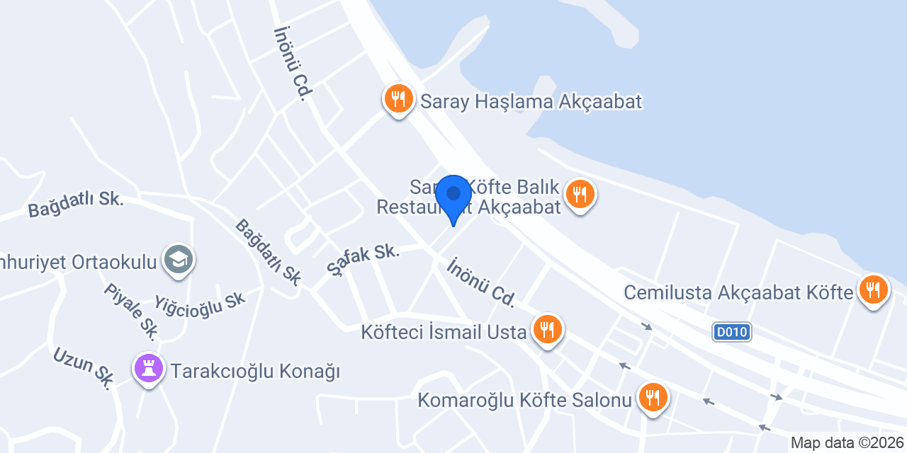 TİMURLAR SİGORTA AKÇAABAT ŞENER ŞUBESİ konumu