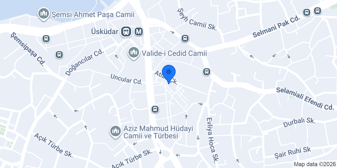 Üsküdar Yayınevi konumu