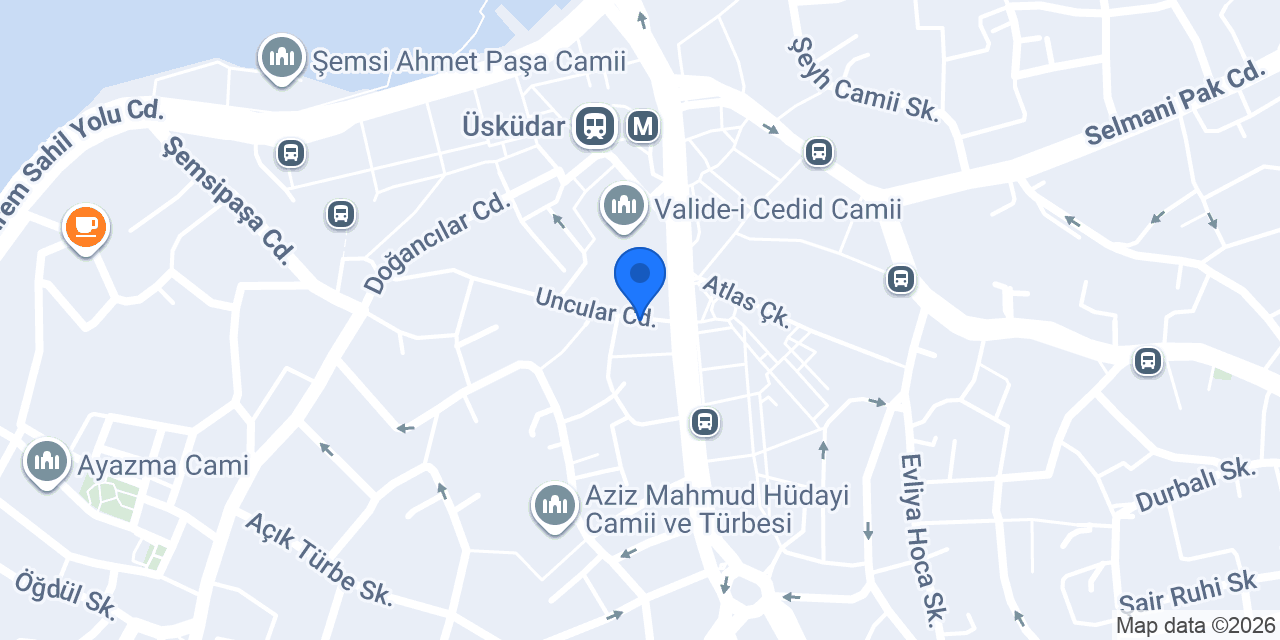 Sakız Ağacı Muhallebicisi Üsküdar konumu