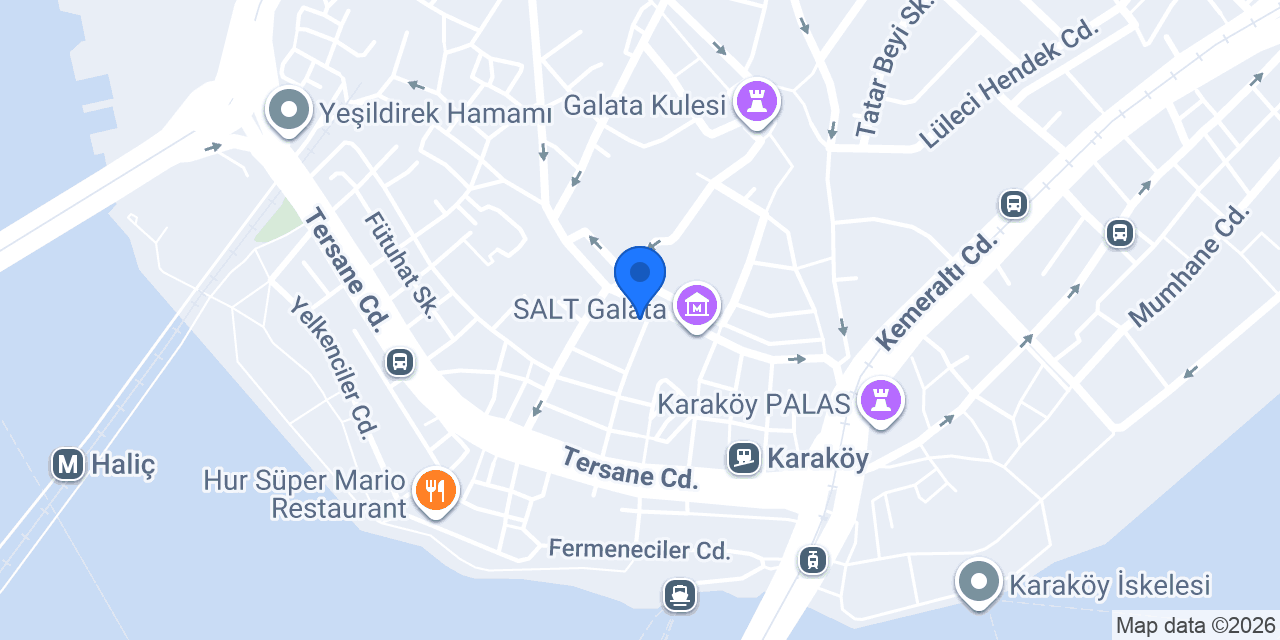 Genova 1050 - Karaköy konumu