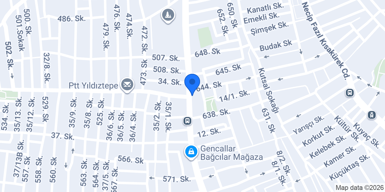 Göz Life Optik konumu