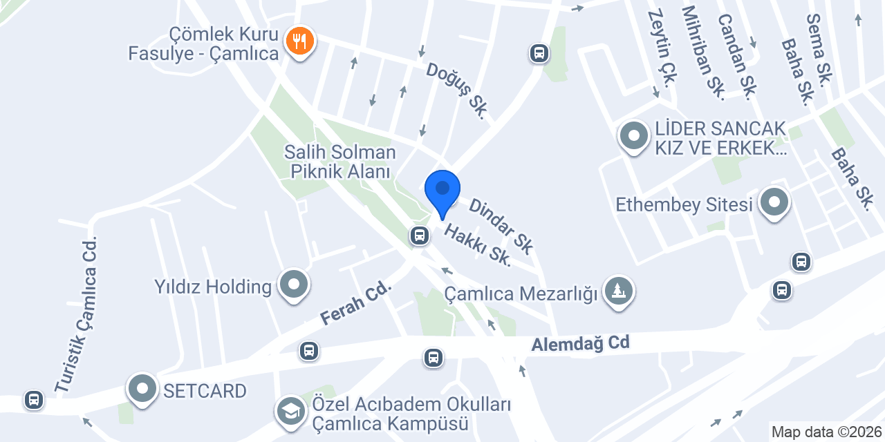 Dilaveroğlu Yapı Market konumu