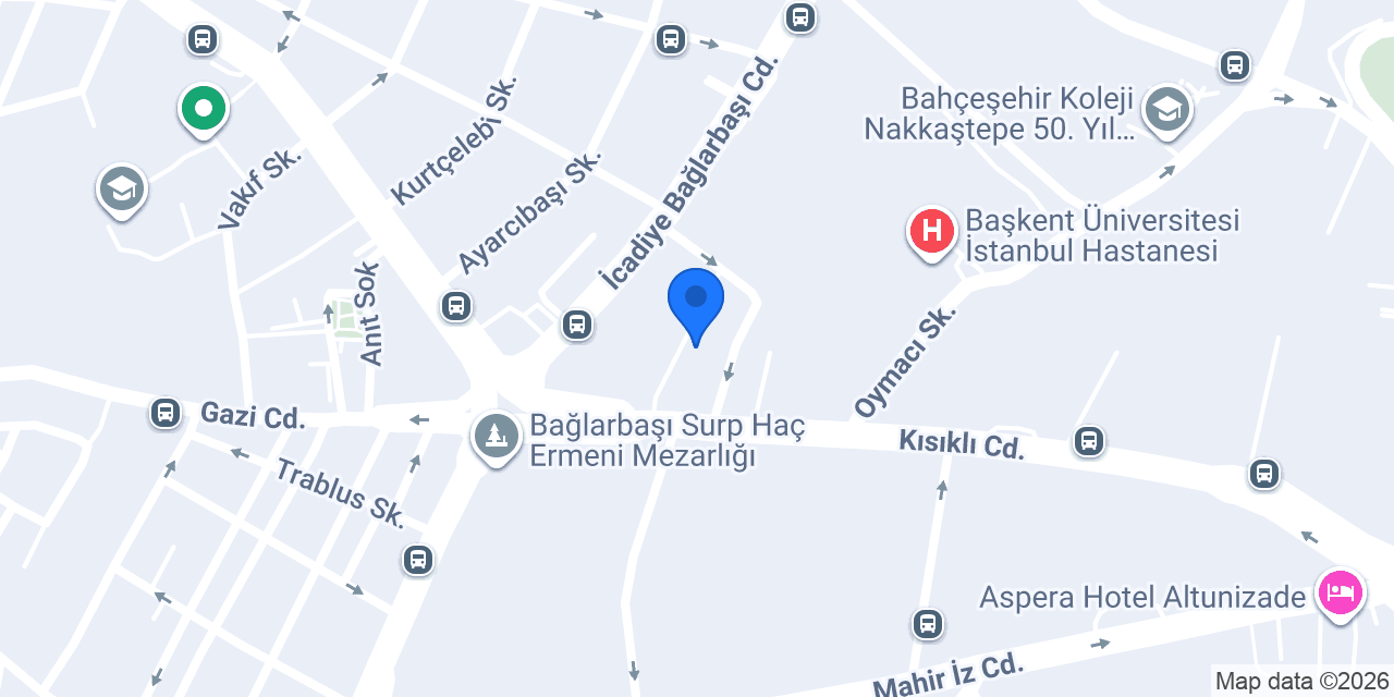 Altunizade Akademi konumu