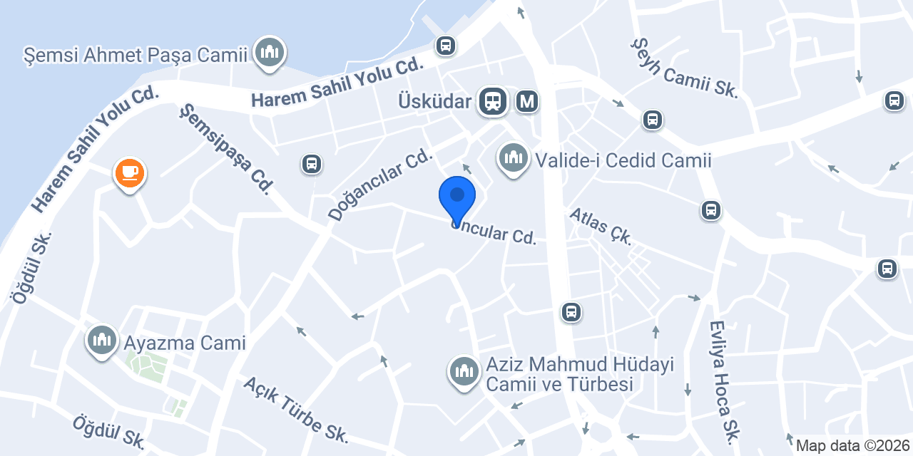 Saklı Kubbe Restaurant konumu
