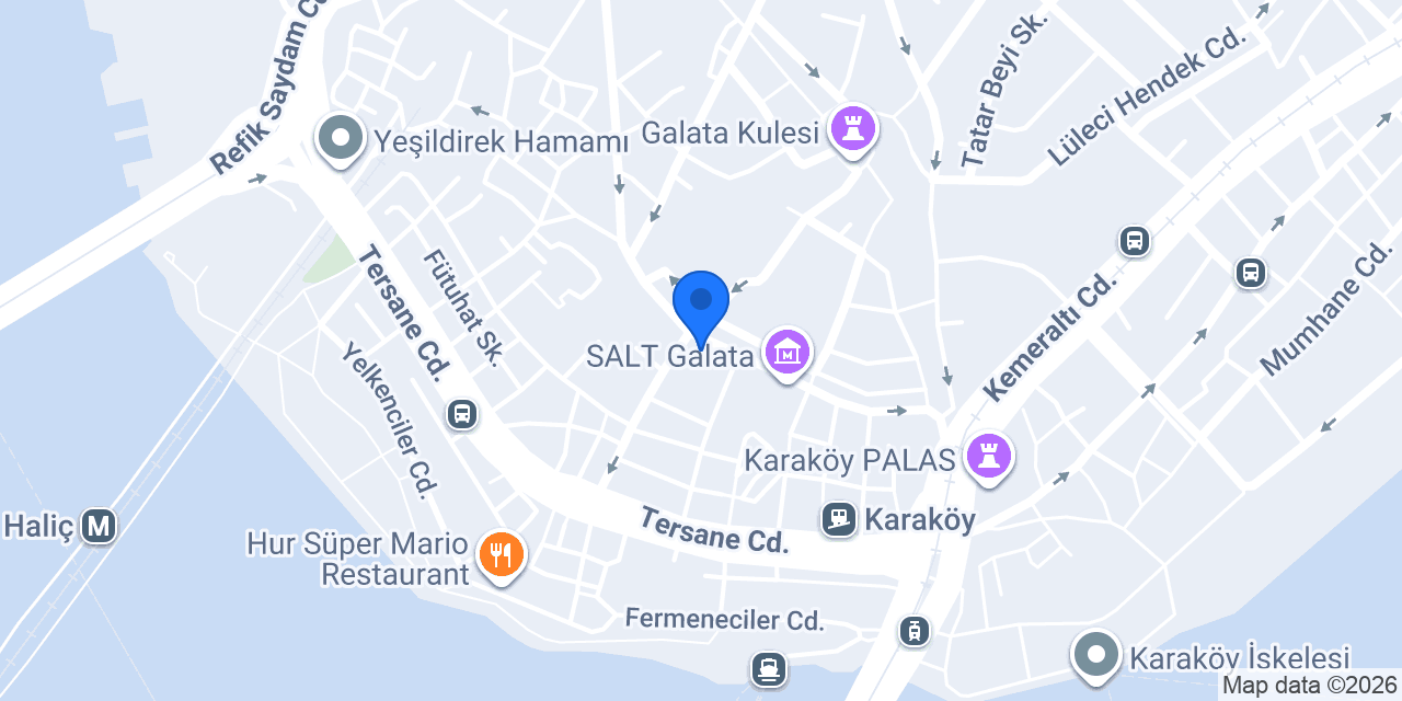 Tarihi Çeşme Hamamı 1720 konumu